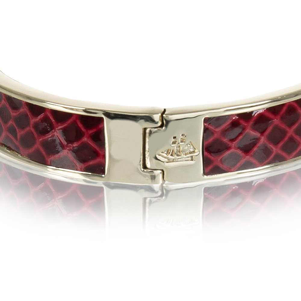 Brahmin | Women's Heritage Leather Bangle Rose Fairhaven