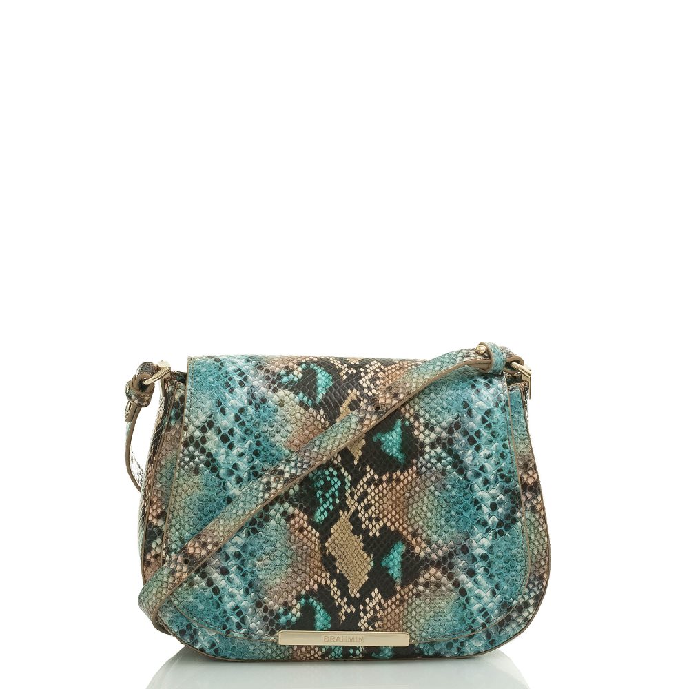 Brahmin | Women's Small Nadine Ocean Lilyana - Click Image to Close