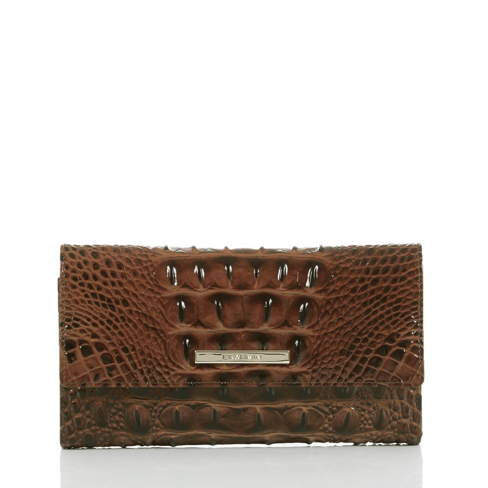 Brahmin | Women's Cordelia Wallet Pecan Melbourne - Click Image to Close