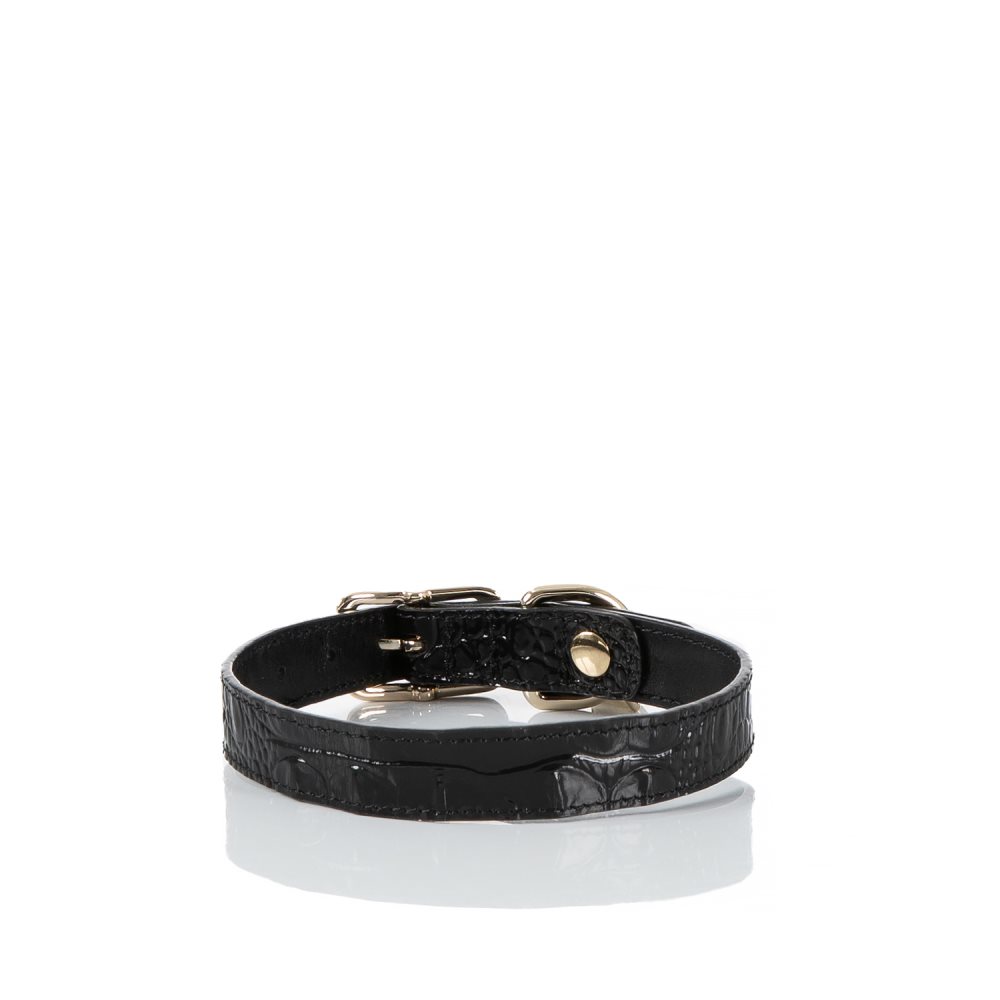 Brahmin | Women's Medium Pet Collar Black Melbourne