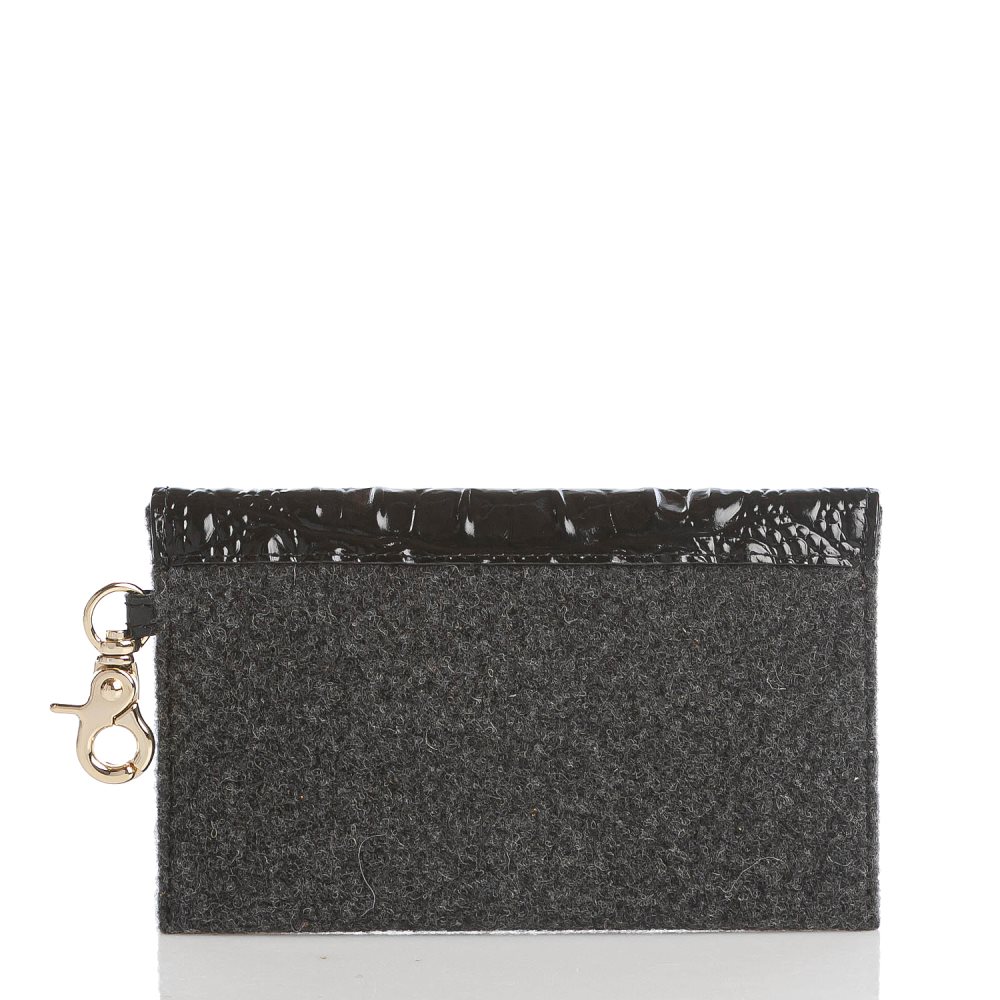 Brahmin | Women's Mini Envelope Case Charcoal Jamestown