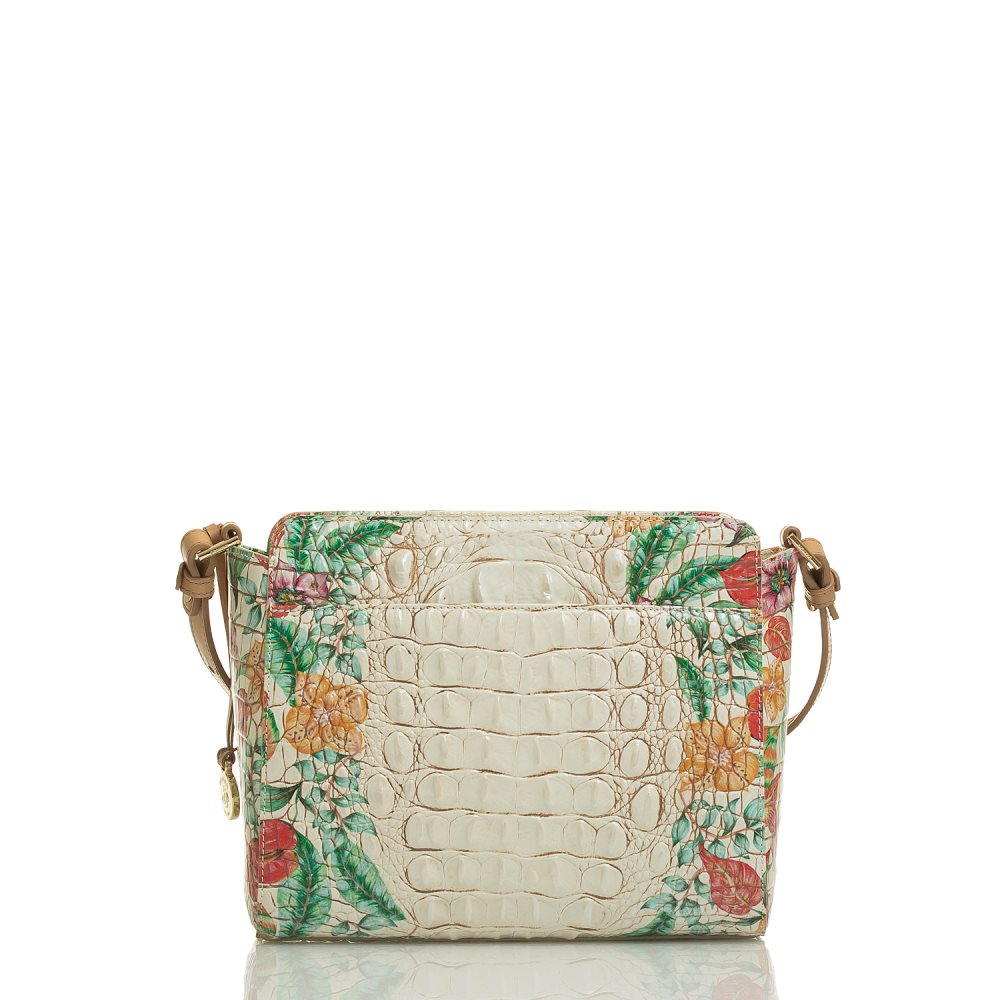 Brahmin | Women's Carrie Crossbody Ivory Tahiti