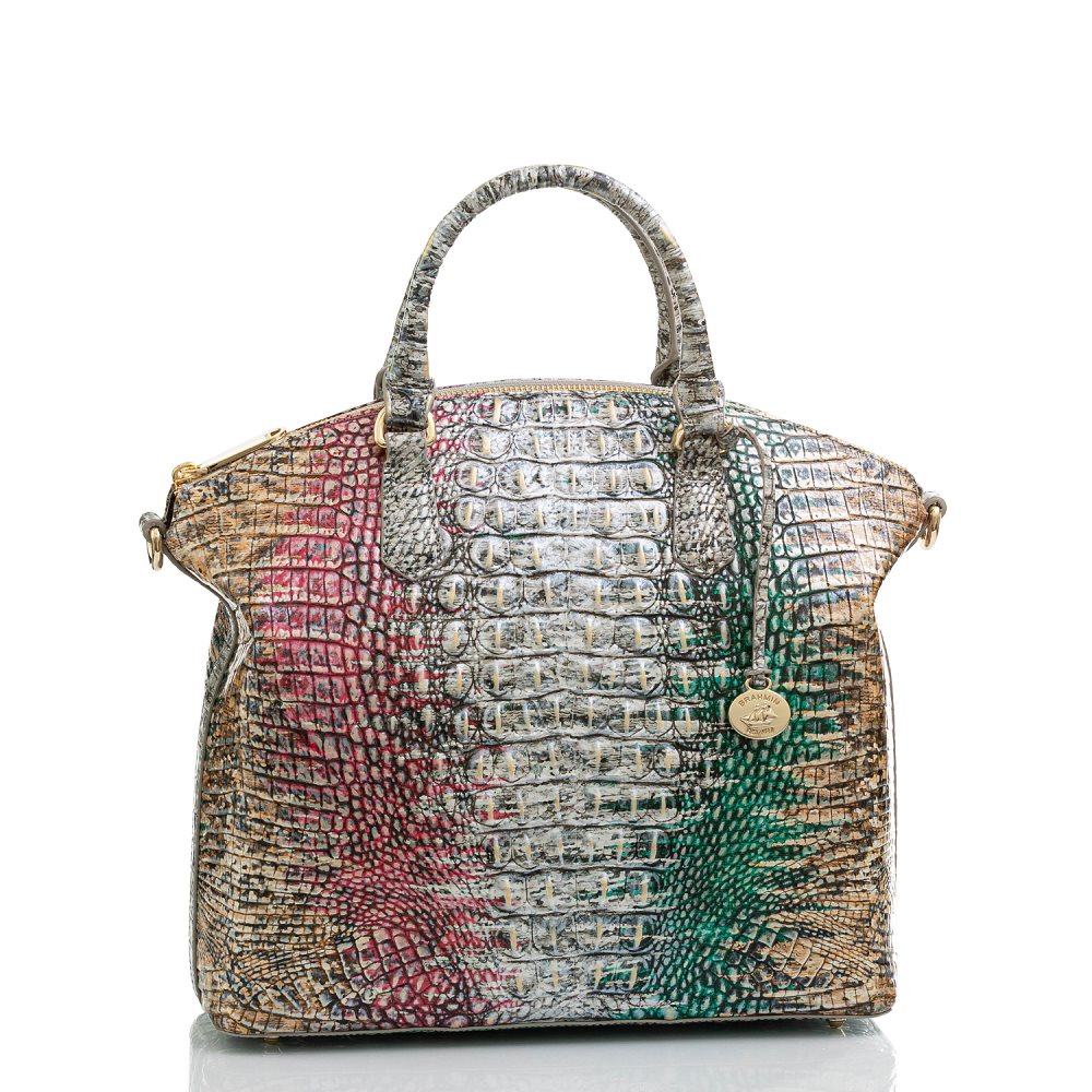 Brahmin | Women's Large Duxbury Satchel Carnival Ombre Melbourne