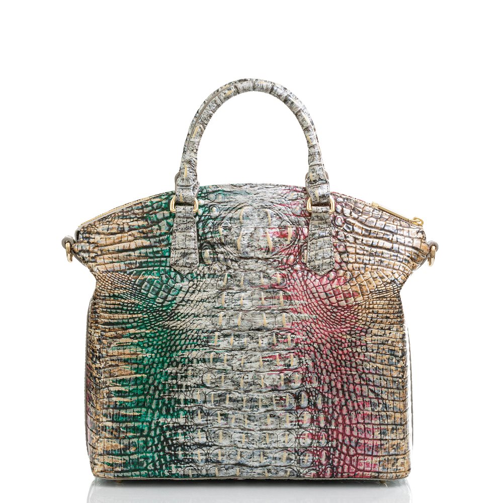 Brahmin | Women's Large Duxbury Satchel Carnival Ombre Melbourne