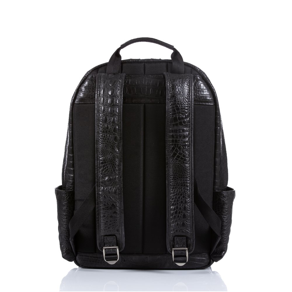 Brahmin | Men's Lucas Black Leather Backpack | Black Canyon