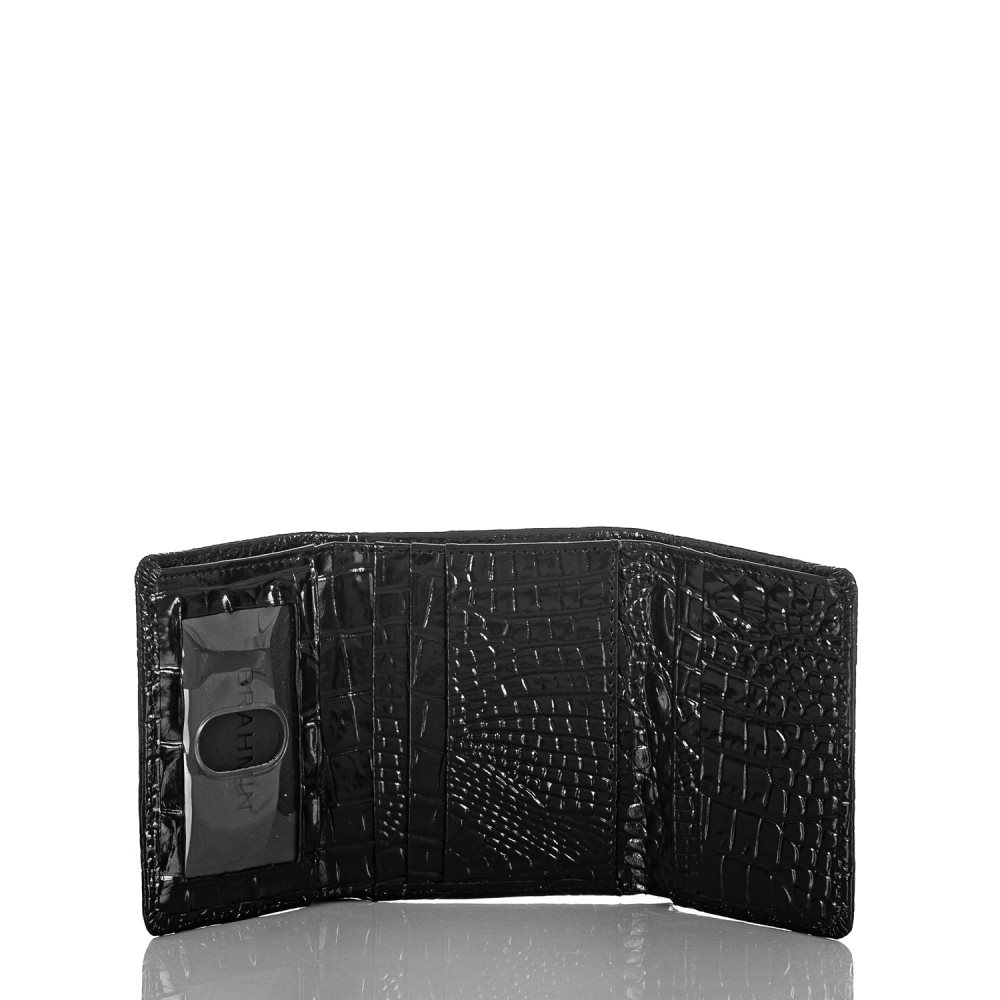 Brahmin | Women's Slim Trifold Black Melbourne