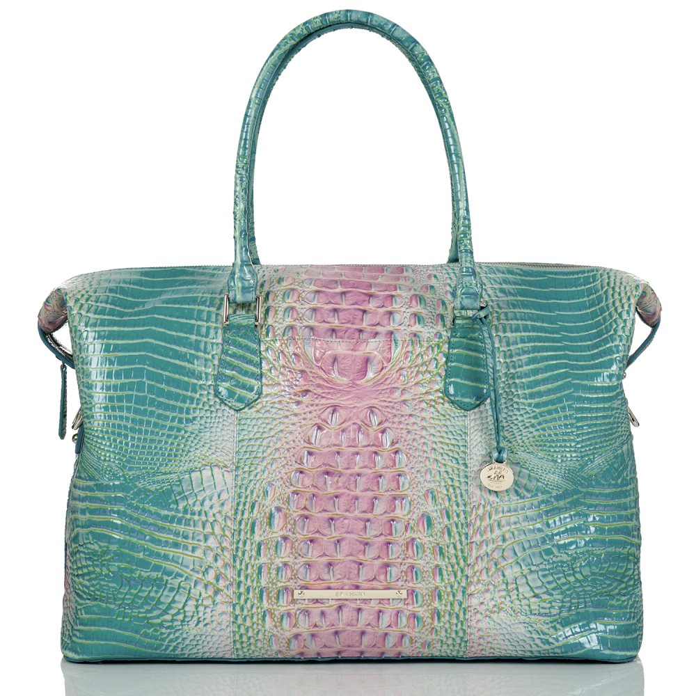 Brahmin | Women's Duxbury Weekender Cotton Candy Ombre Melbourne - Click Image to Close