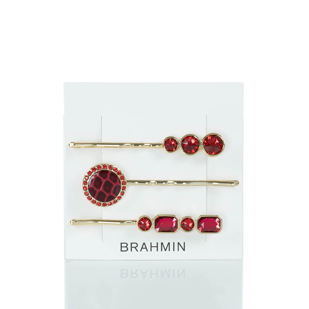 Brahmin | Women's Trio Hair Pins Rose Fairhaven