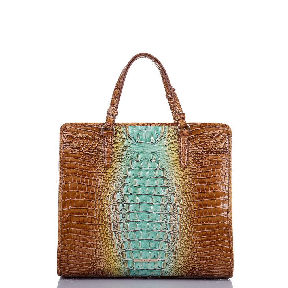 Brahmin | Women's Tia Cactus Ombre Melbourne - Click Image to Close