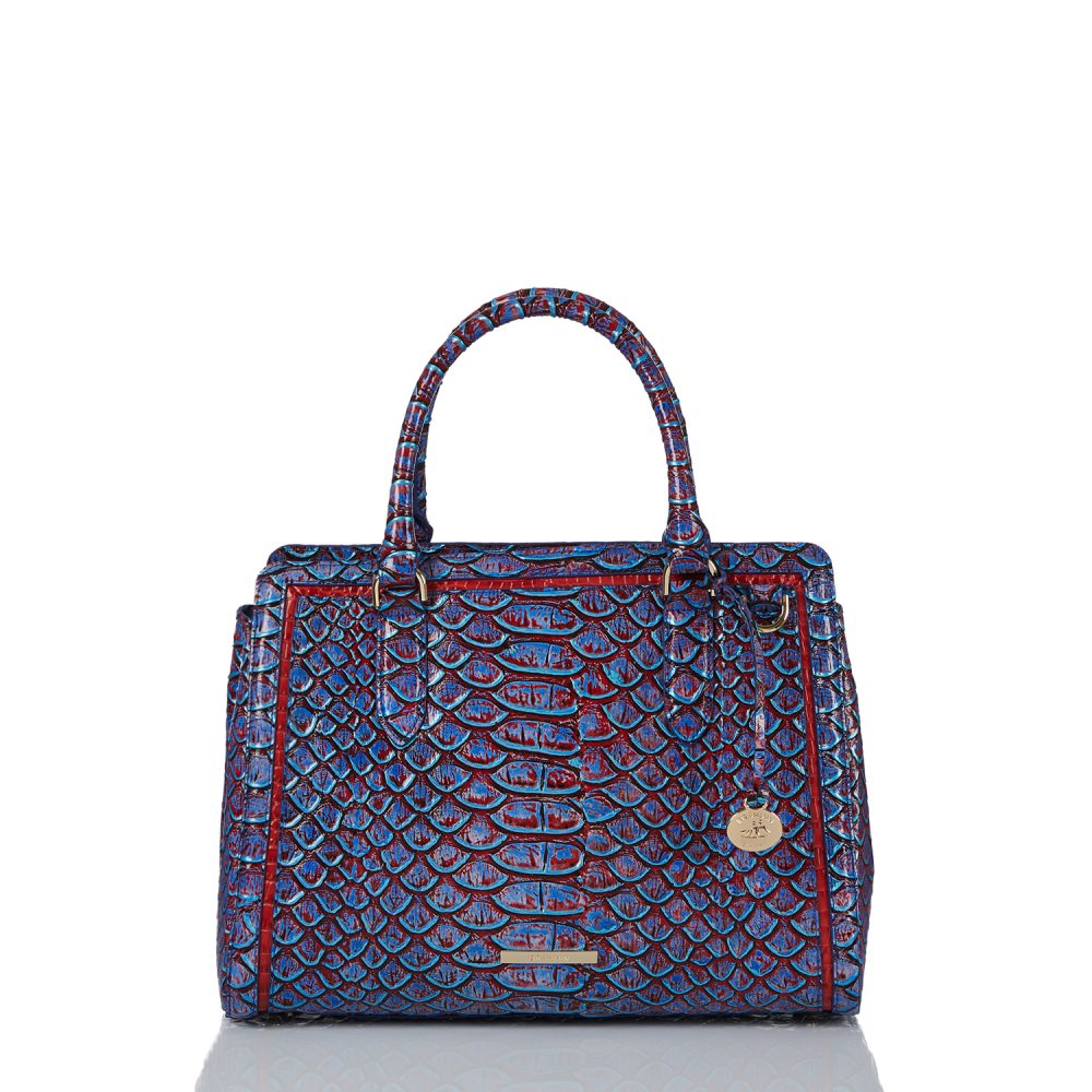 Brahmin | Women's Small Finley Vista Blue Vanzant - Click Image to Close