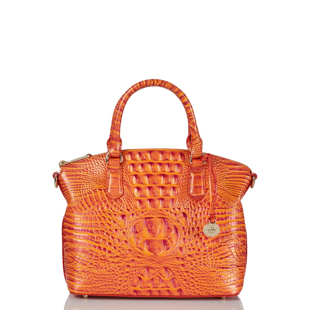 Brahmin | Women's Duxbury Satchel Dusty Orange Melbourne