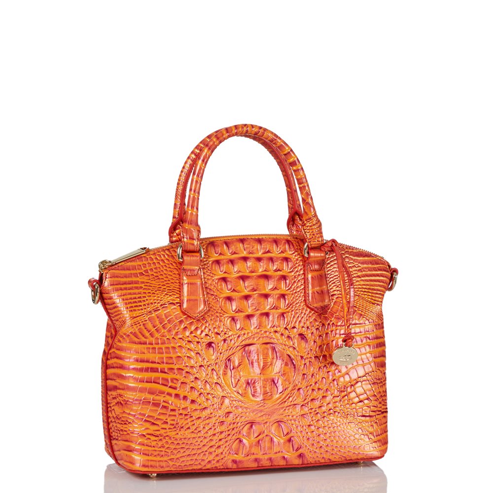 Brahmin | Women's Duxbury Satchel Dusty Orange Melbourne