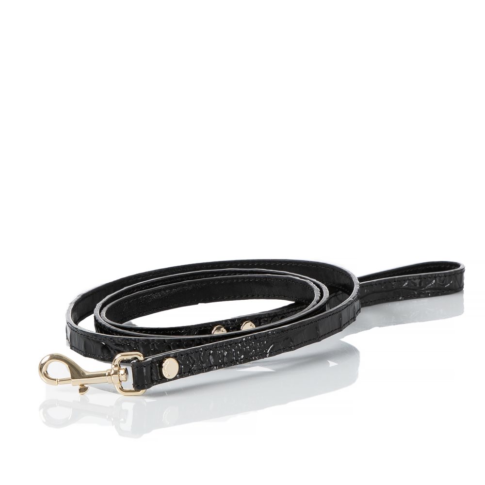 Brahmin | Women's Small Pet Leash Black Melbourne