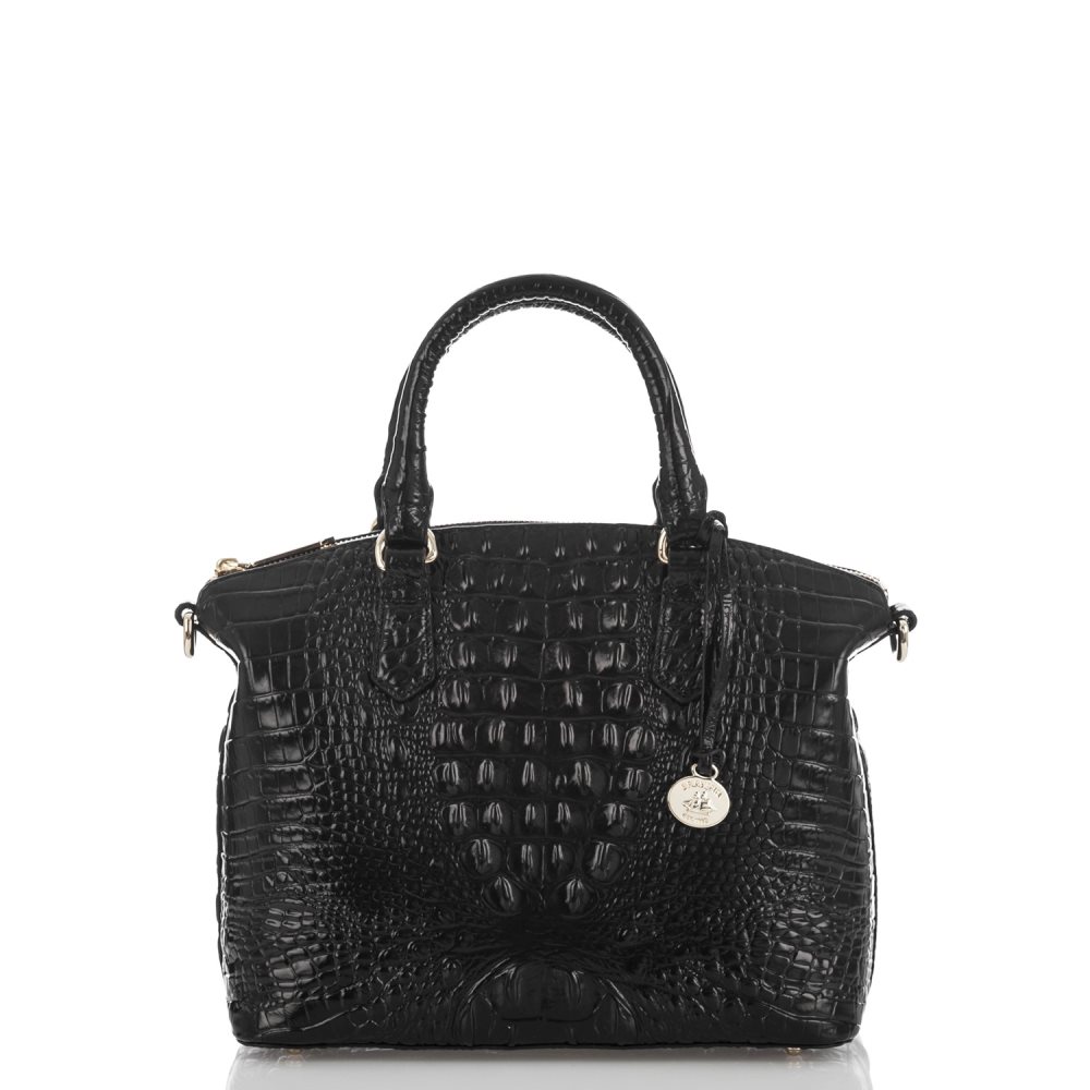 Brahmin | Women's Duxbury Satchel Black Melbourne - Click Image to Close