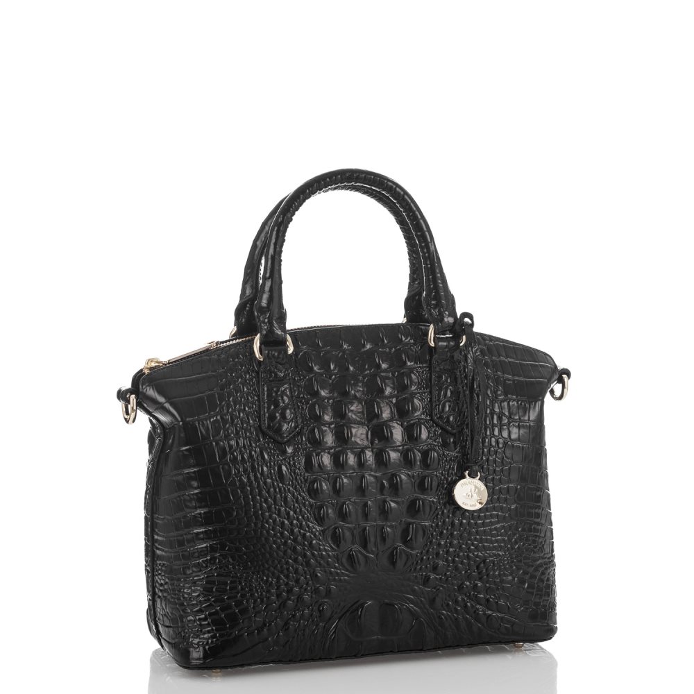 Brahmin | Women's Duxbury Satchel Black Melbourne