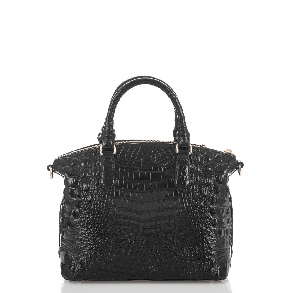 Brahmin | Women's Duxbury Satchel Black Melbourne