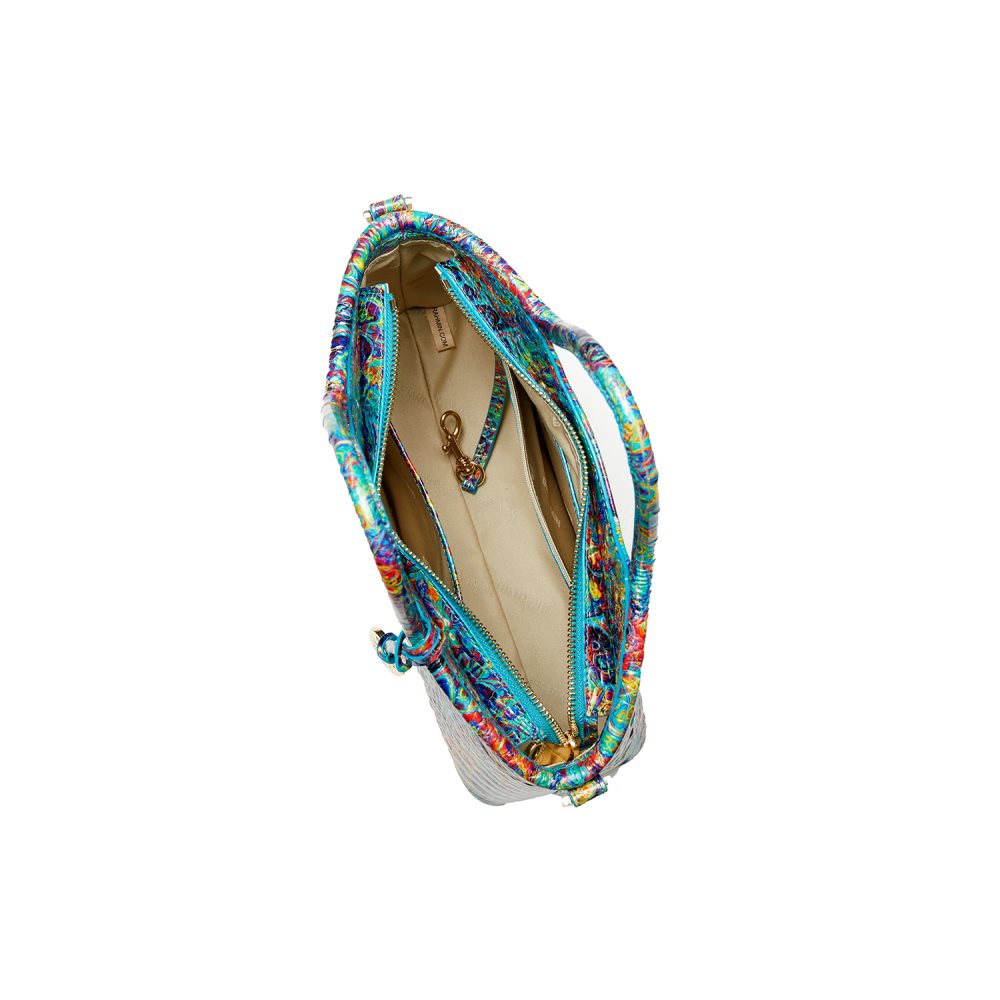 Brahmin | Women's Small Elaine Blue Ammolite Melbourne