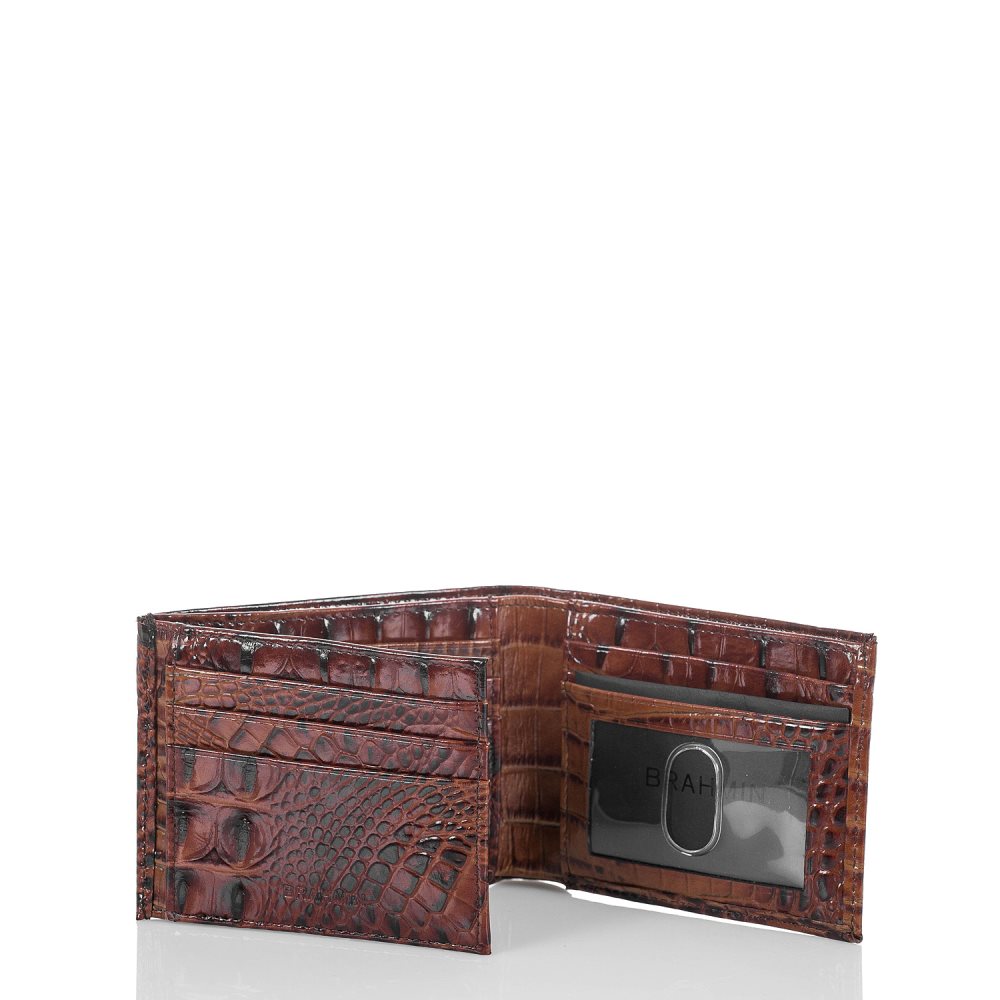 Brahmin | Men's Bifold Pecan Melbourne