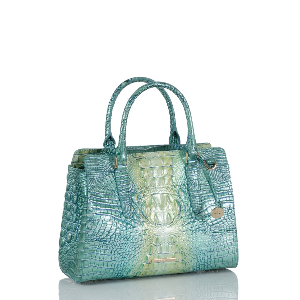 Brahmin | Women's Small Finley Seafoam Ombre Melbourne