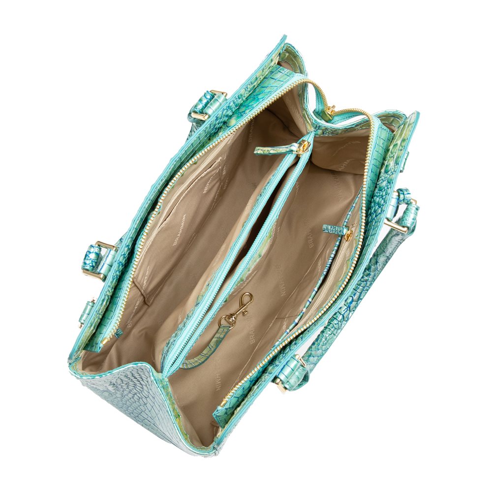 Brahmin | Women's Small Finley Seafoam Ombre Melbourne