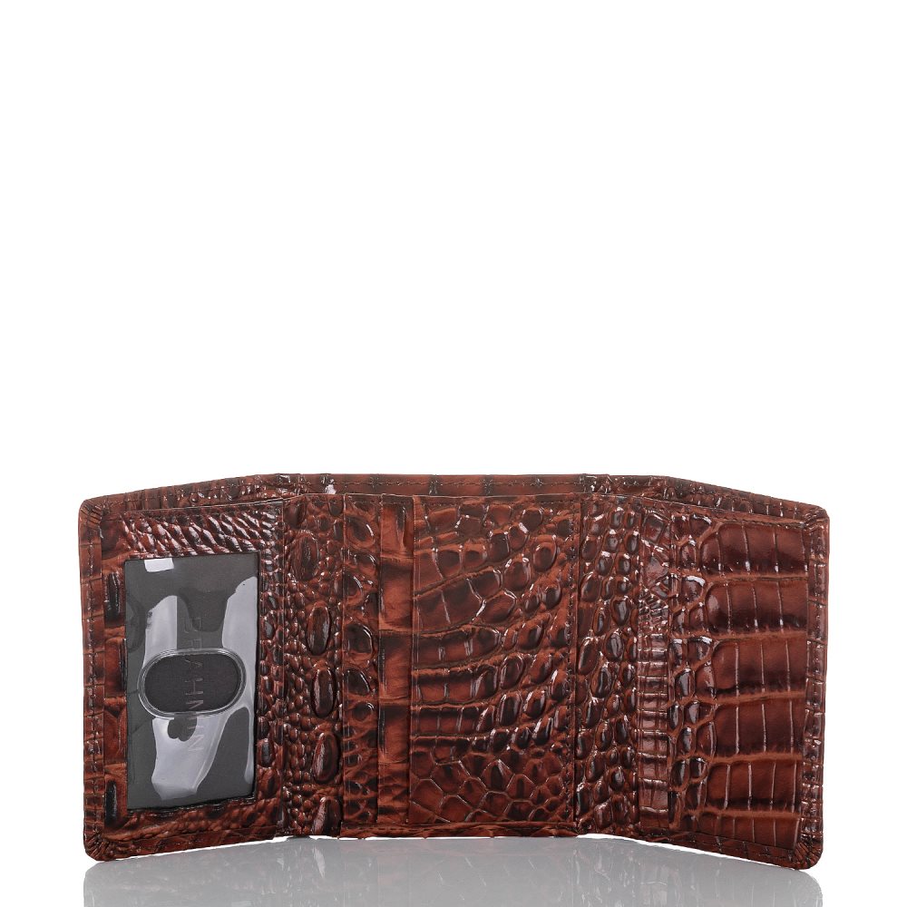 Brahmin | Men's Slim Trifold Pecan Melbourne