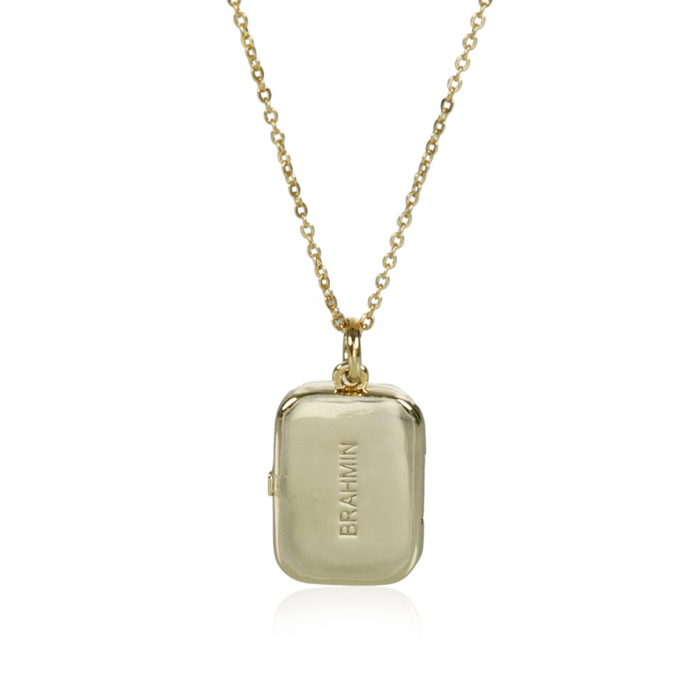 Brahmin | Women's Crystal Locket Necklace Rose Fairhaven