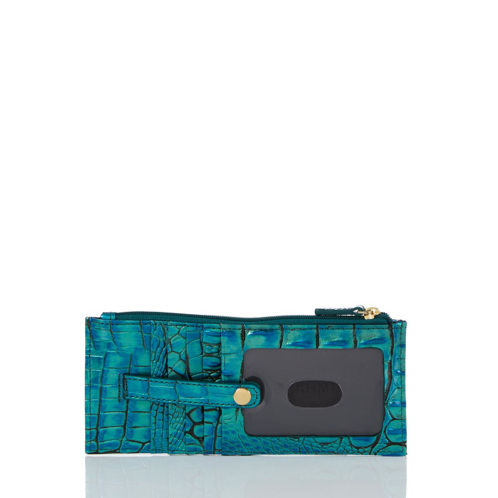 Brahmin | Women's Credit Card Wallet Peacock Melbourne