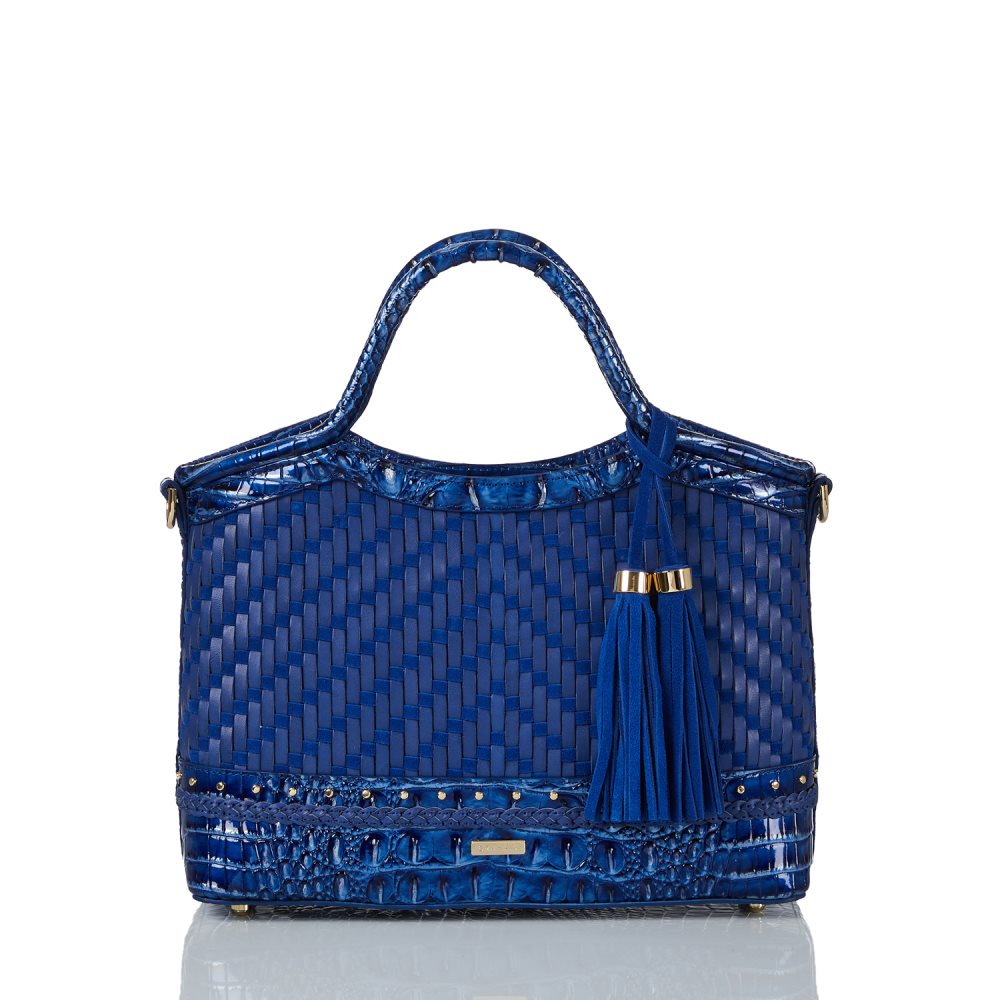 Brahmin | Women's Small Elaine Vista Blue Eldorado - Click Image to Close