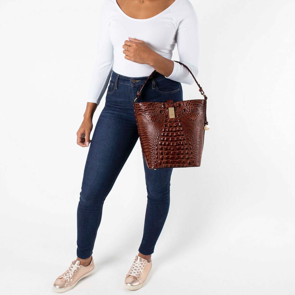 Brahmin | Women's Shira Cognac Millbrook