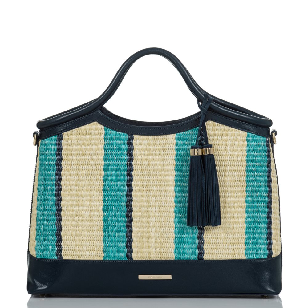 Brahmin | Women's Elaine Navy Anguilla - Click Image to Close