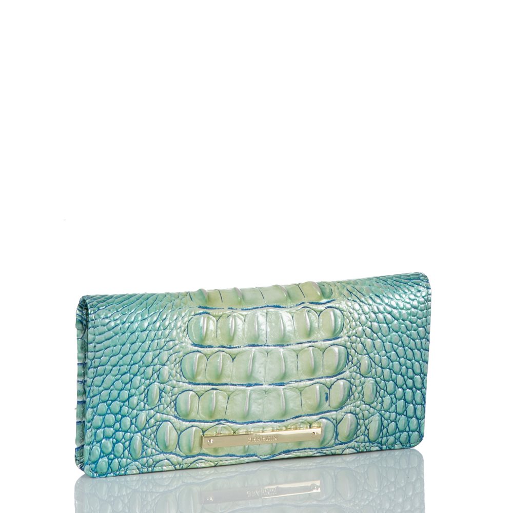 Brahmin | Women's Ady Wallet Seafoam Ombre Melbourne