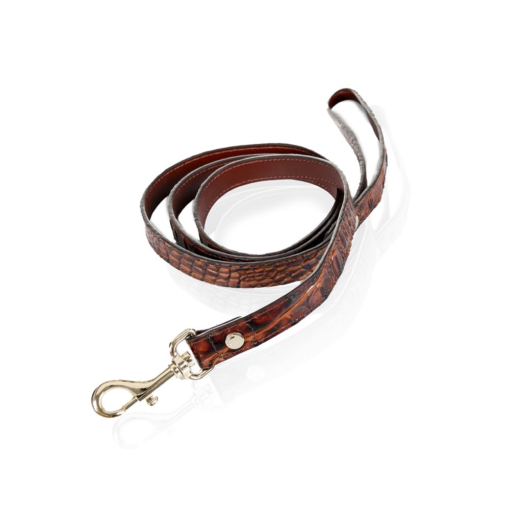 Brahmin | Women's Medium Pet Leash Pecan Melbourne