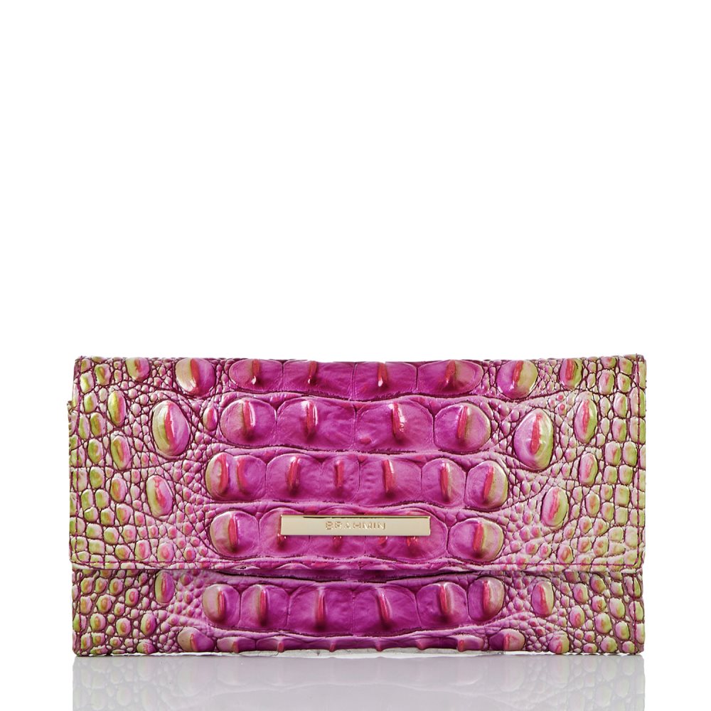 Brahmin | Women's Cordelia Wallet Limeade Ombre Melbourne - Click Image to Close