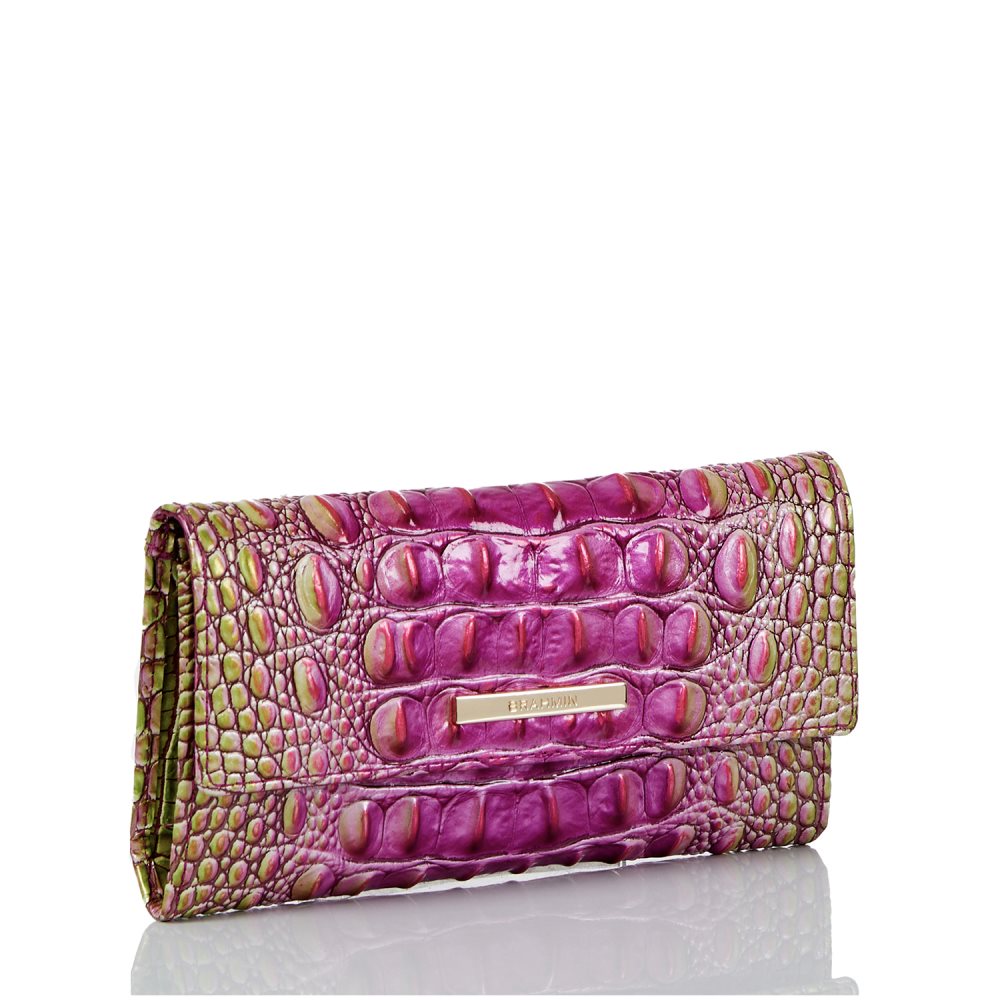 Brahmin | Women's Cordelia Wallet Limeade Ombre Melbourne