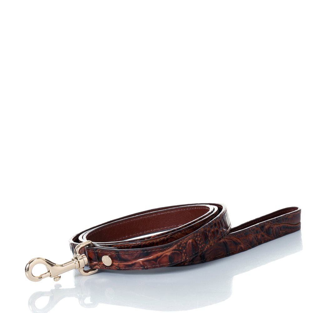 Brahmin | Women's Large Pet Leash Pecan Melbourne - Click Image to Close