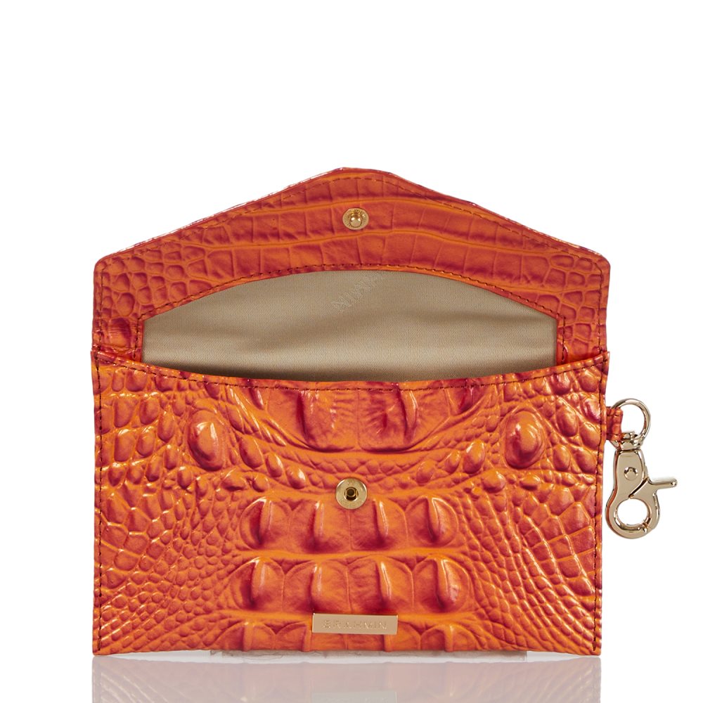 Brahmin | Women's Mini Envelope Case Dusty Orange Melbourne