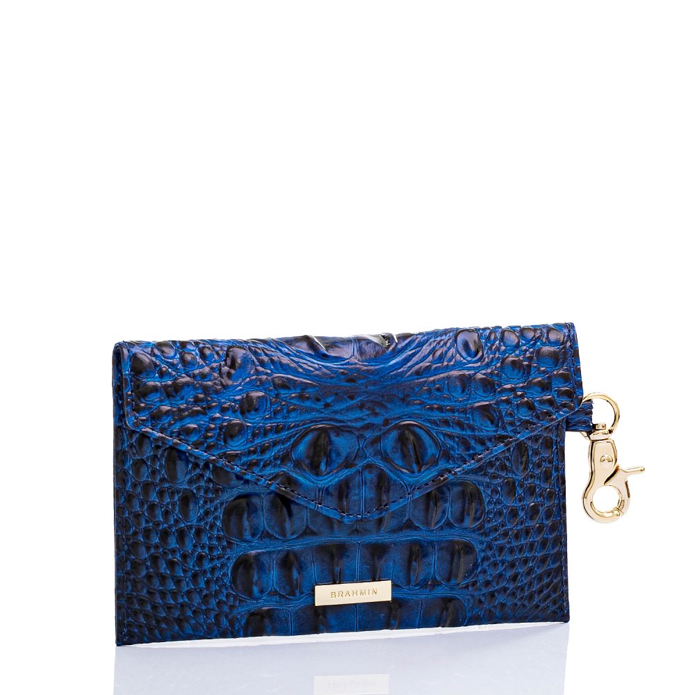 Brahmin | Women's Mini Envelope Case Sapphire Melbourne