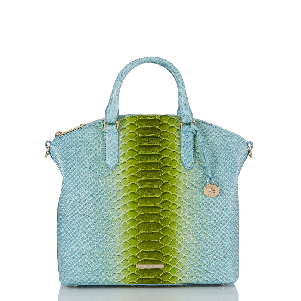 Brahmin | Women's Large Duxbury Satchel Limeade Rivers