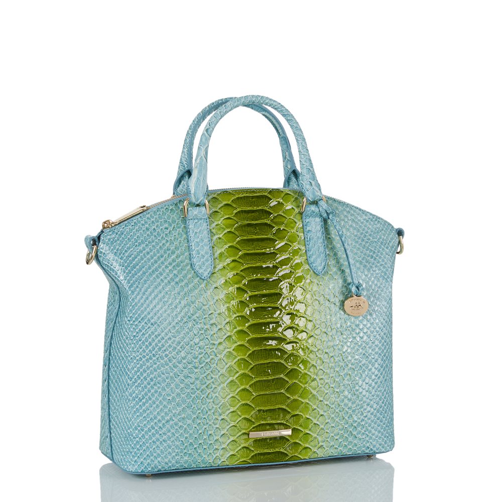 Brahmin | Women's Large Duxbury Satchel Limeade Rivers