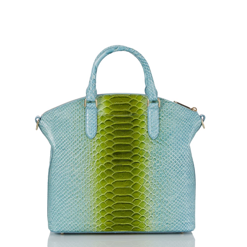 Brahmin | Women's Large Duxbury Satchel Limeade Rivers