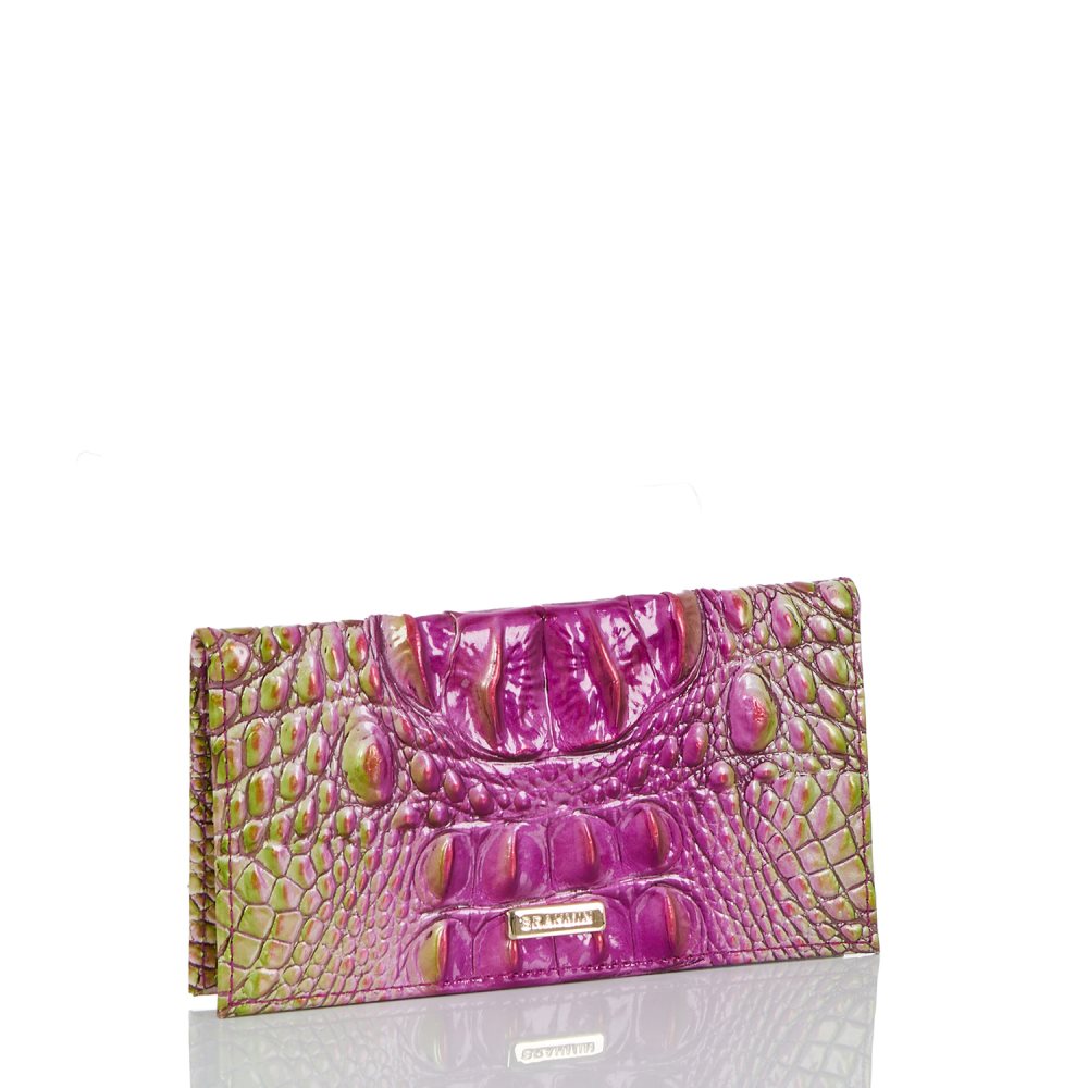 Brahmin | Women's Cordelia Checkbook Limeade Ombre Melbourne