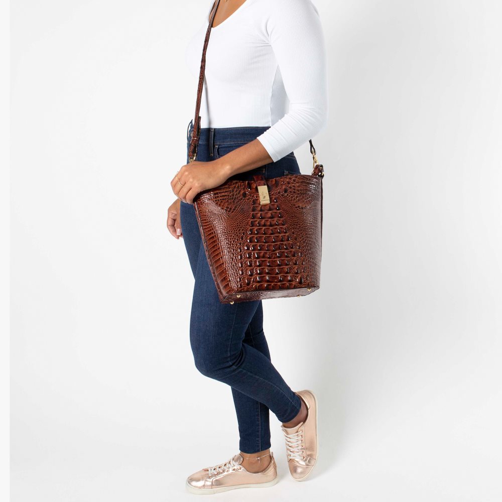 Brahmin | Women's Shira Cognac Millbrook