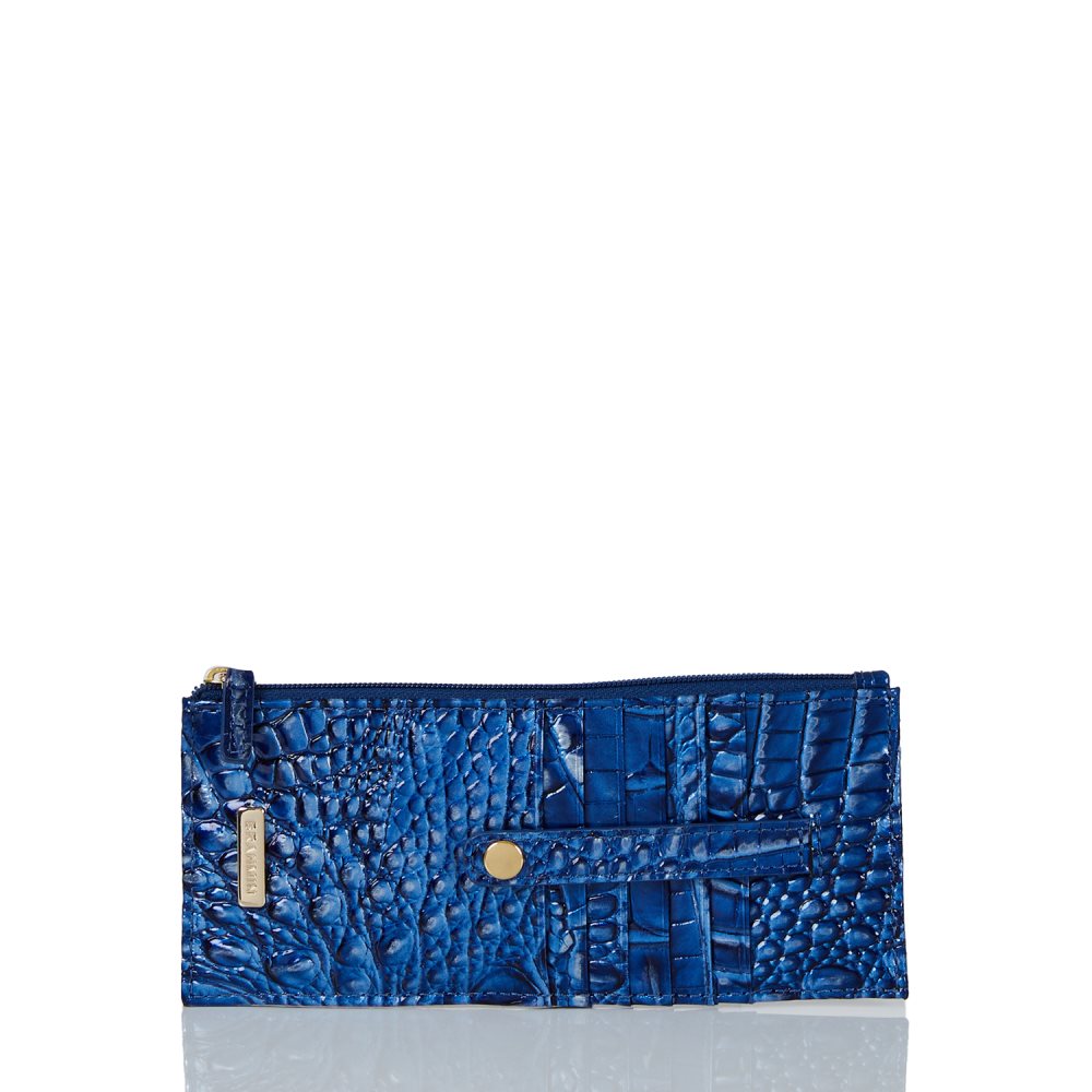 Brahmin | Women's Credit Card Wallet Vista Blue Ombre Melbourne