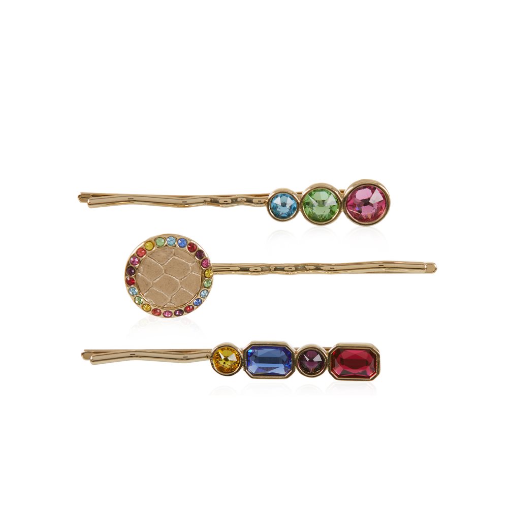 Brahmin | Women's Trio Hair Pins Multi Fairhaven - Click Image to Close