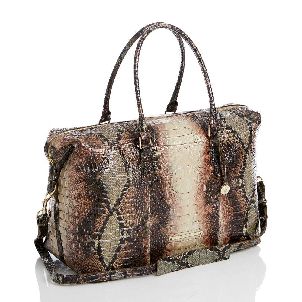 Brahmin | Women's Duxbury Weekender Diamondback Ombre Melbourne