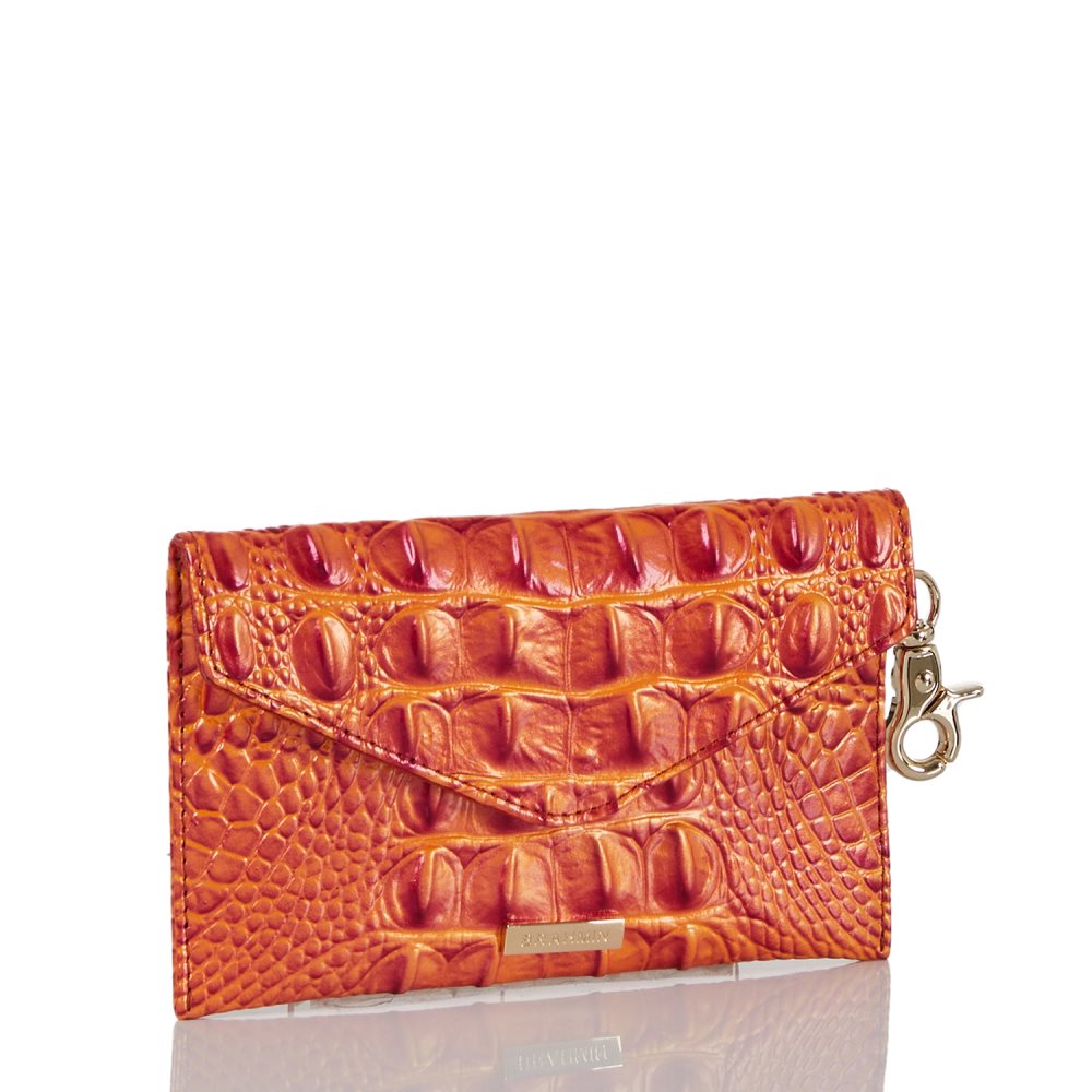 Brahmin | Women's Mini Envelope Case Dusty Orange Melbourne