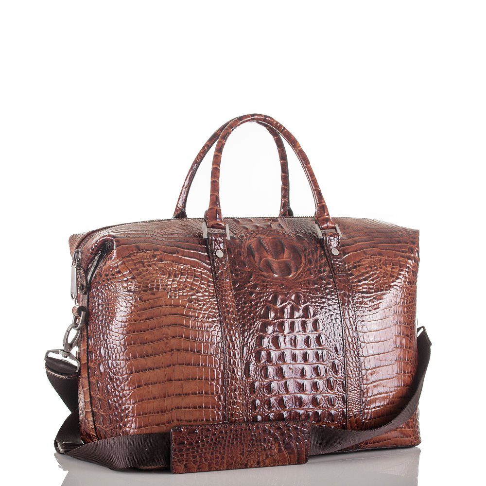 Brahmin | Men's Duxbury Duffle Pecan Melbourne