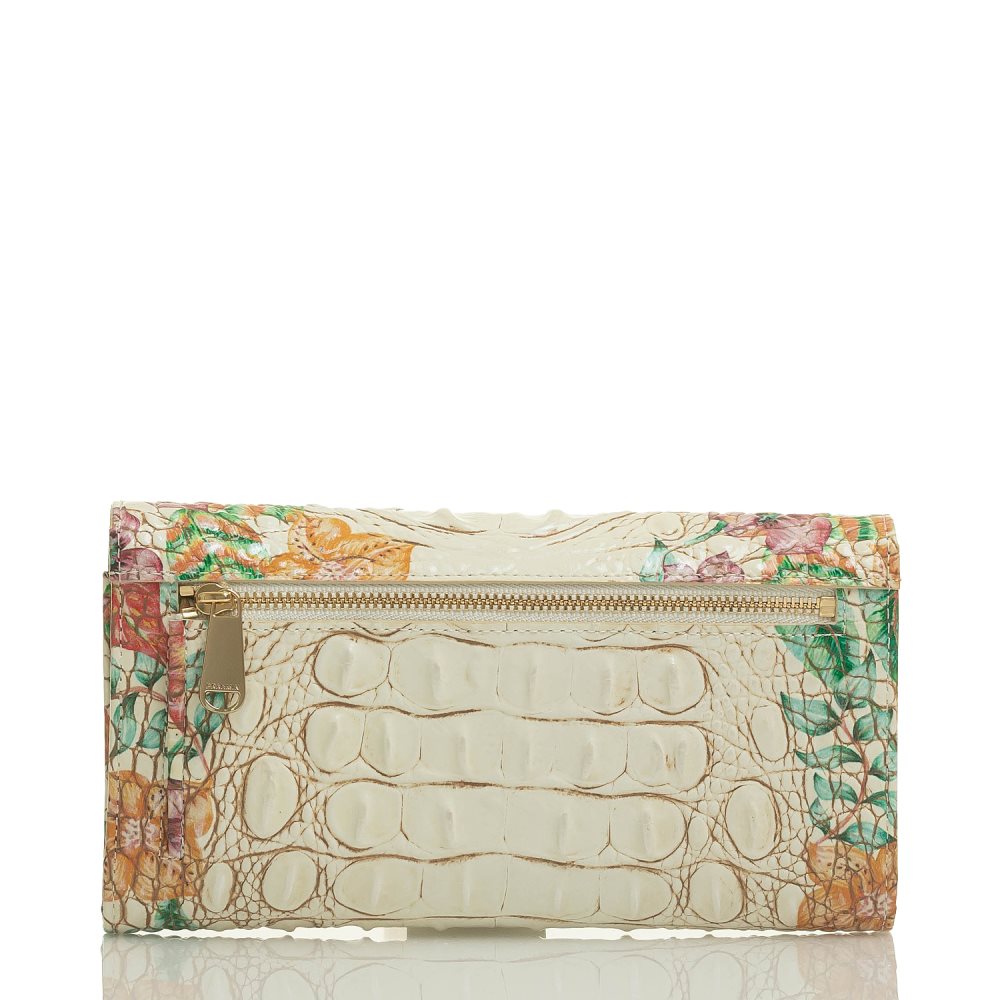 Brahmin | Women's Modern Checkbook Wallet Ivory Tahiti