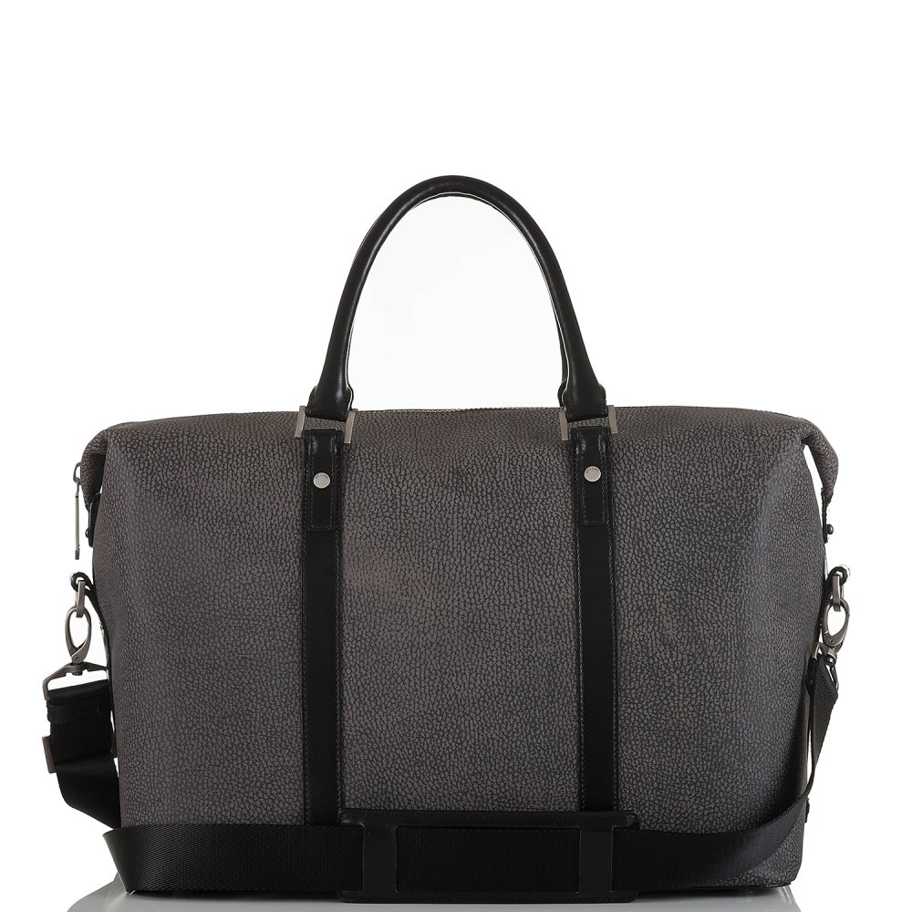 Brahmin | Men's Duxbury Duffle Charcoal Aslan - Click Image to Close