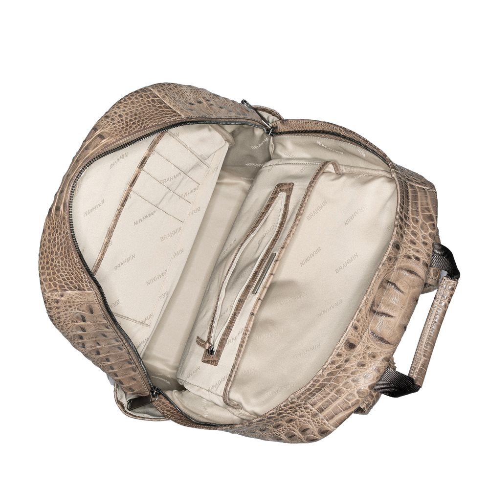 Brahmin | Men's Lucas Backpack Biscuit Valley